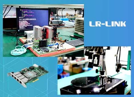 联瑞LR-Link ,独家成功研发PCIe四口百兆SFP光纤网卡