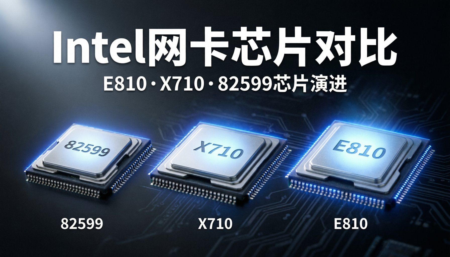 Intel E810 vs X710 vs 82599：三代网卡芯片深度对比与选型全攻略