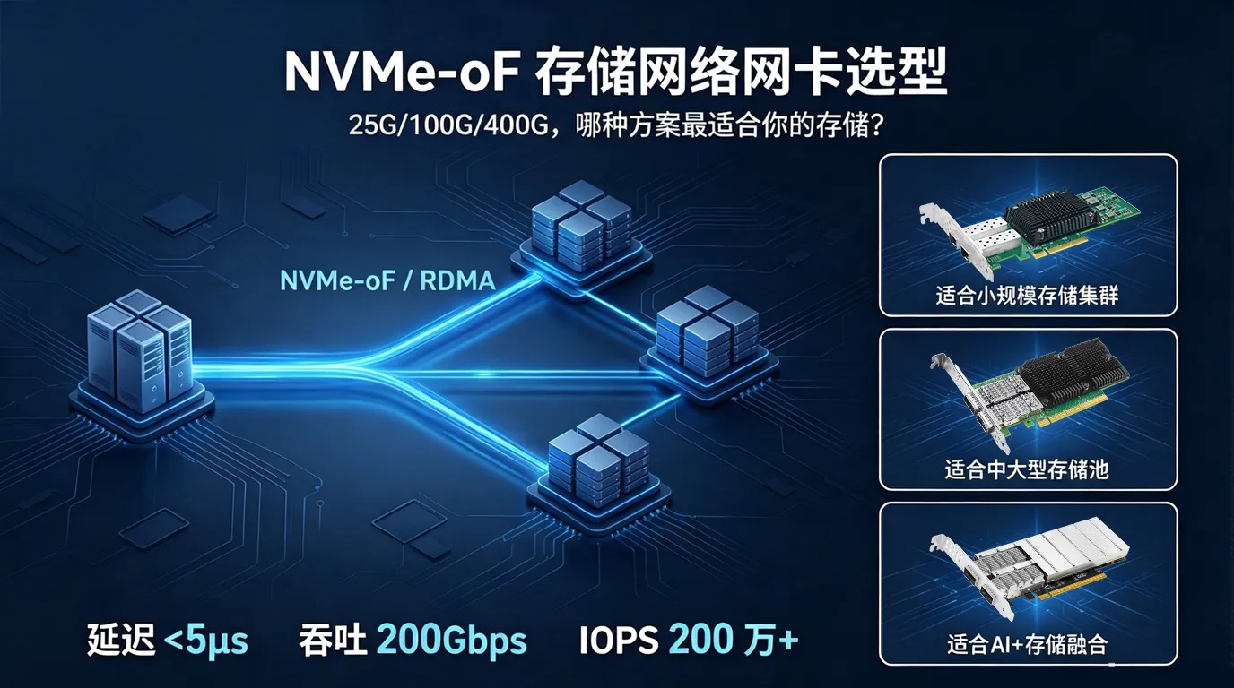 NVMe-oF存储网络用什么网卡最合适