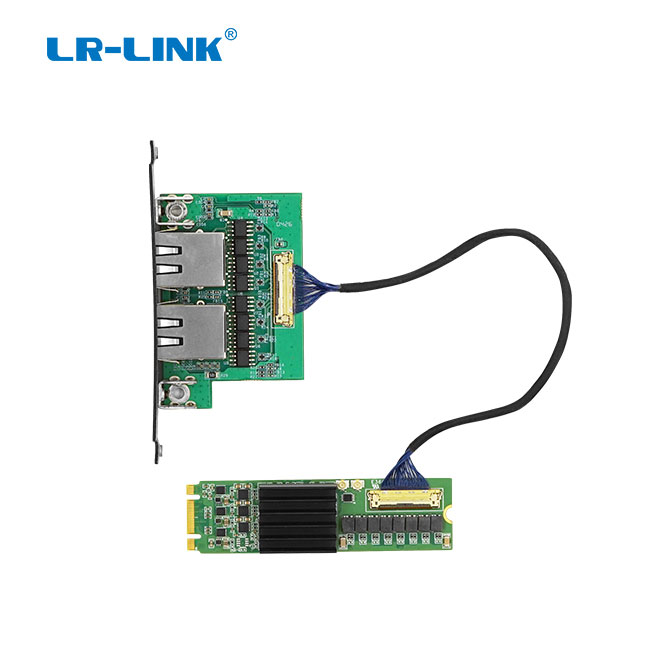 M.2 B+M Key 双电口2.5G以太网适配器(基于Intel E610-IAT工业级)
