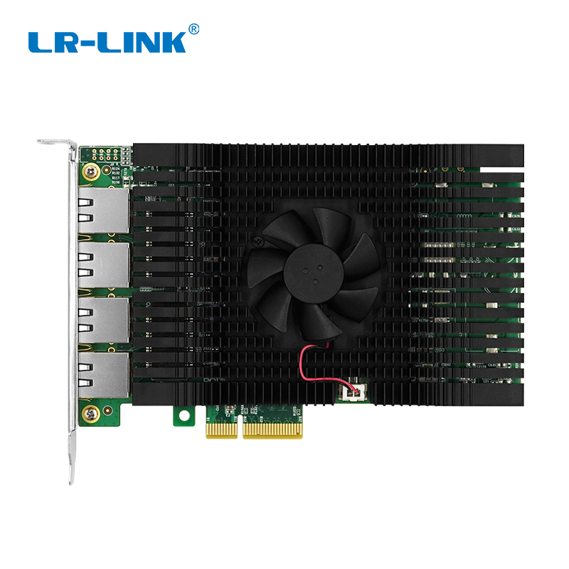 PCIe3.0 x4 四电口5G以太网图像采集卡(基于Marvell AQC114)