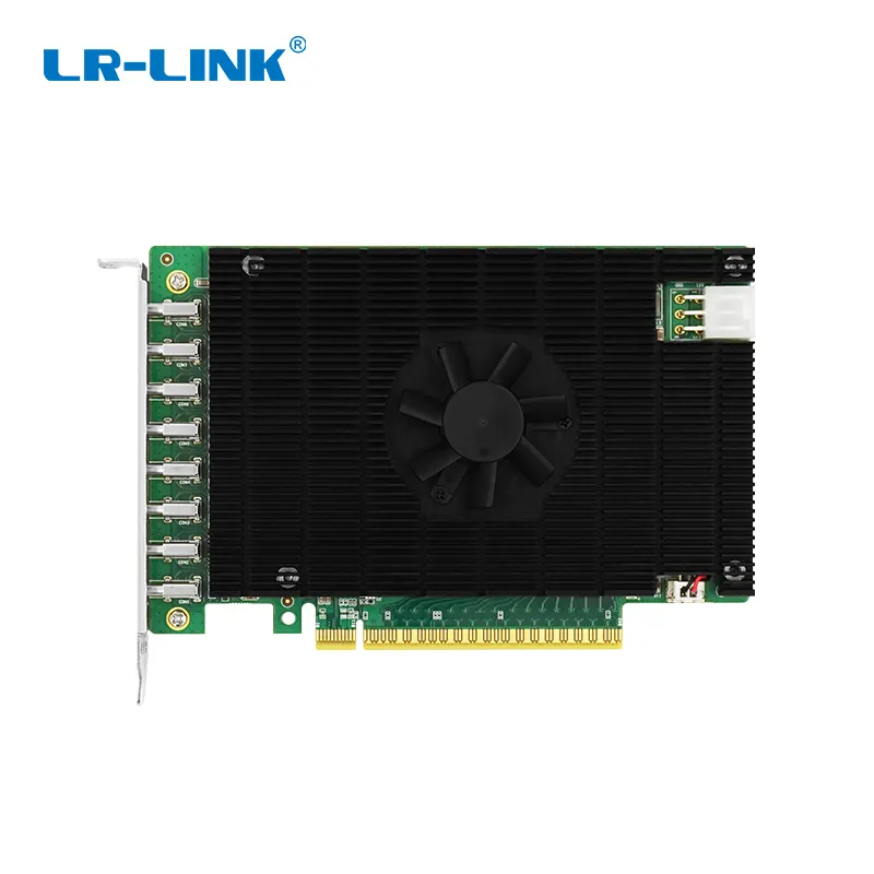 PCIe Gen3 x16 八端口USB 3.2 Gen2 x2 Type-C扩展卡(基于ASMedia ASM3242)