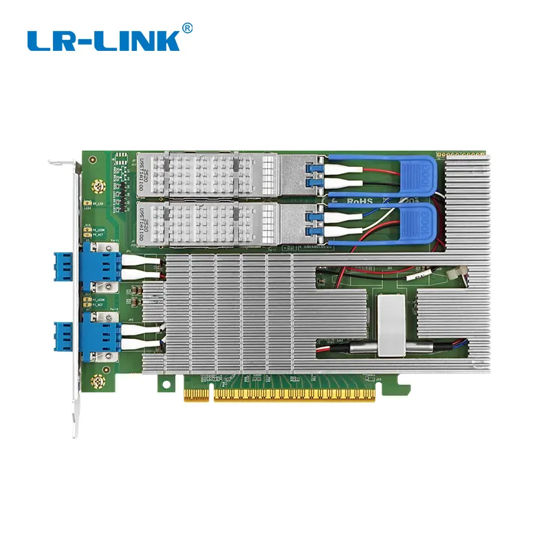 PCIe x16 双端口100G Bypass以太网网络适配器(基于Intel E835)