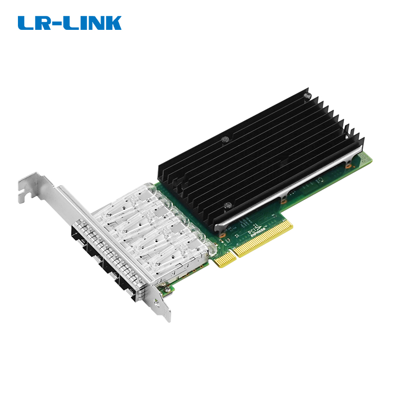 PCIe x8 万兆SFP+双口服务器光纤网卡(Intel 82599),Intel 82599网卡_双口万兆光纤网卡-LR-LINK联瑞官网