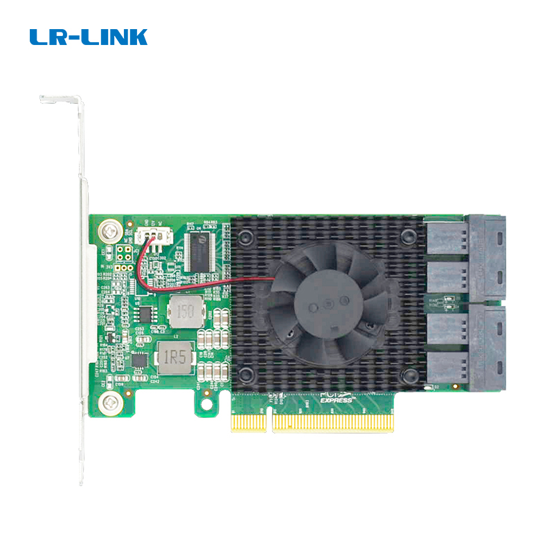 LRNV9347L-4I PCIe 3.0 x8转4口SFF-8643 NVMe扩展卡_服务器-扩展系列_PCIe3.0 NVMe扩展卡_光纤 ...