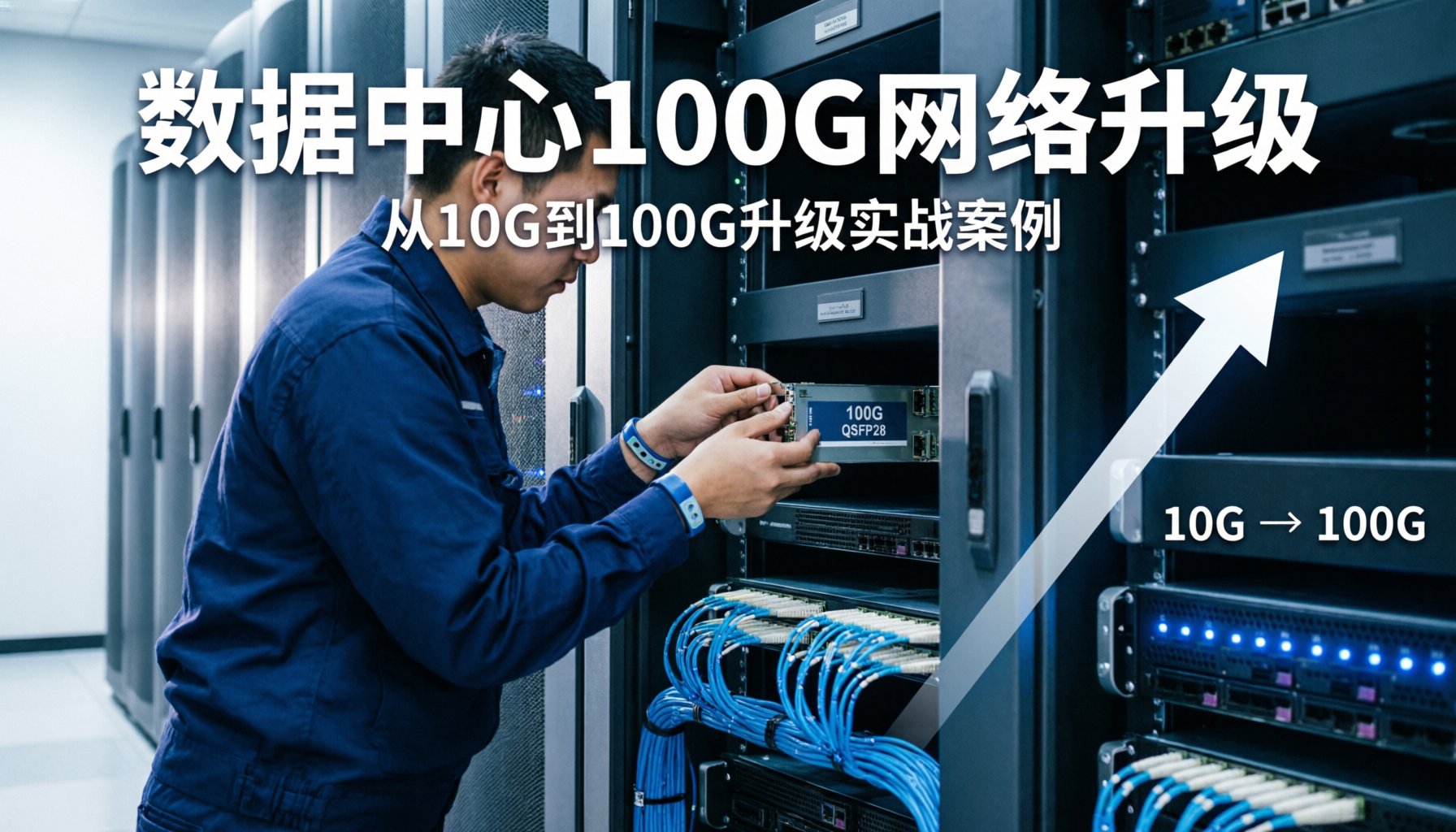 某大型数据中心100G网络升级案例